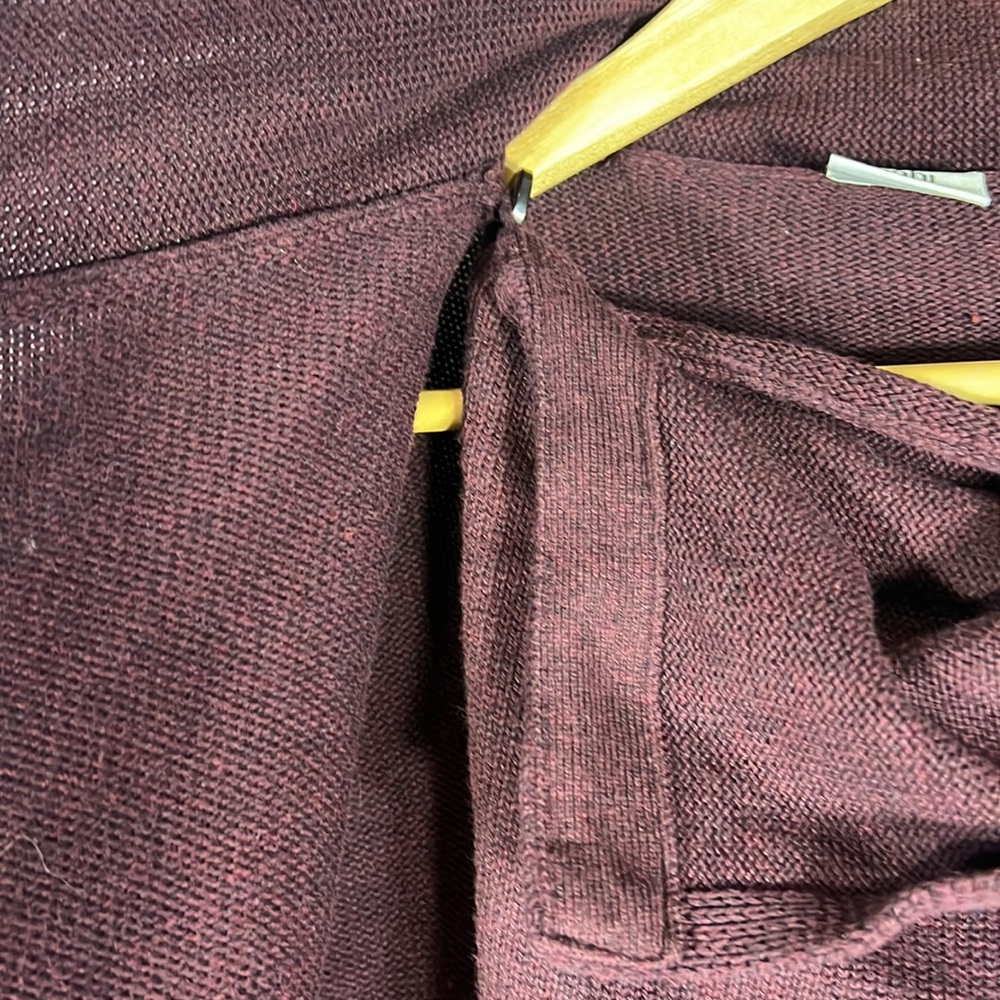 Cabi Wine Wrap Sweater - Women’s S - Picture 7 of 7
